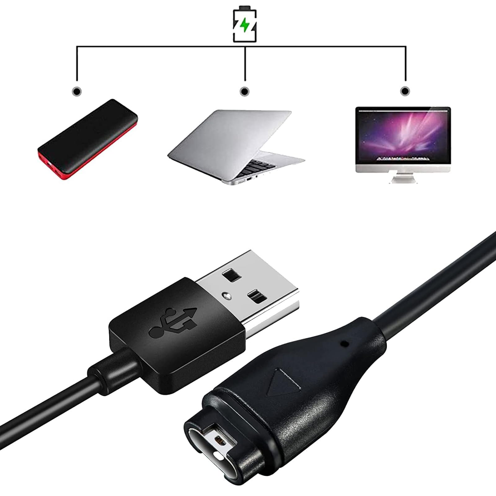 Amazon.co.jp: TOUFEIYUAN ガーミン用充電ケーブル Garmin 1M
